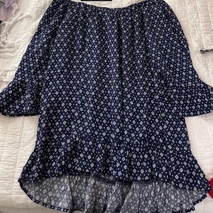 Terra and Sky off the shoulder blouse